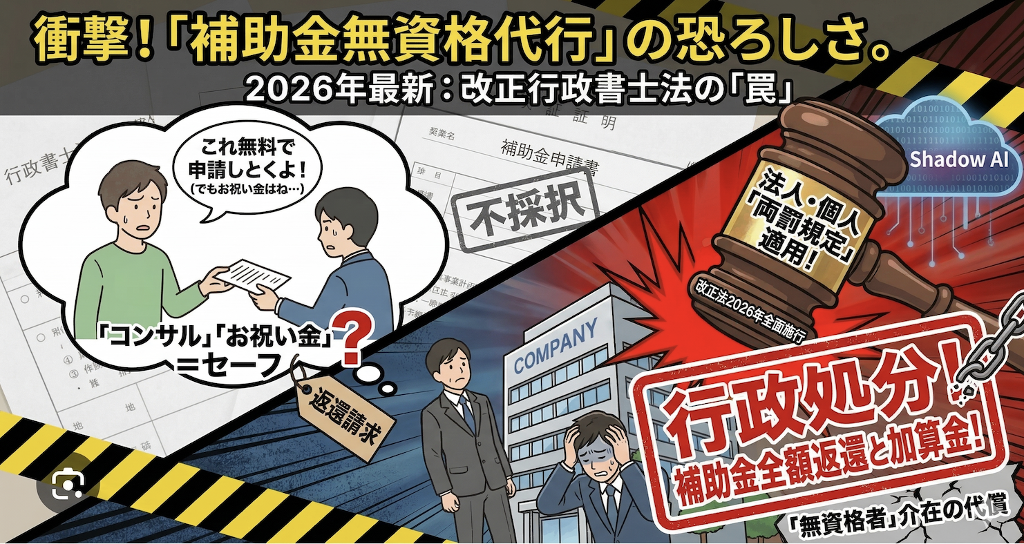 2026年改正行政書士法による補助金申請代行の規制強化と返還リスクの概要図.png
